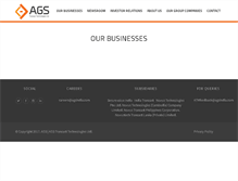 Tablet Screenshot of agsindia.com